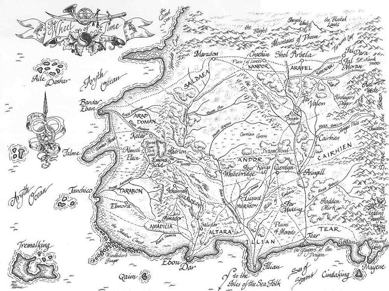 Map of the Wheel of Time