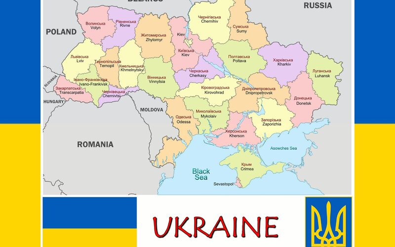 Map of Ukraine