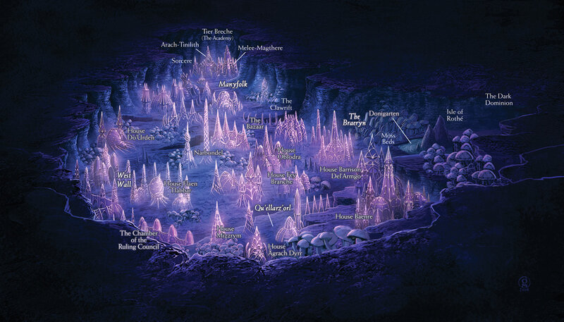 Map of Underdark City