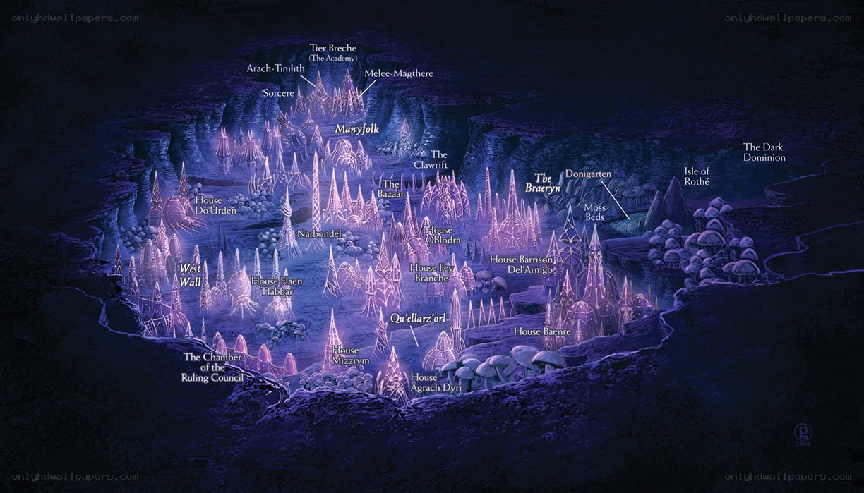 Map of Underdark City