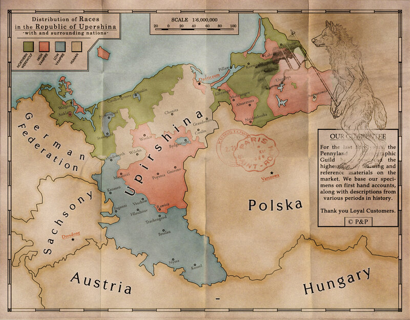 Map of Uppershina races
