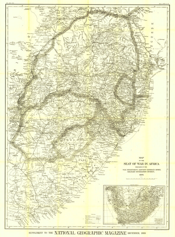 Map of War in Africa