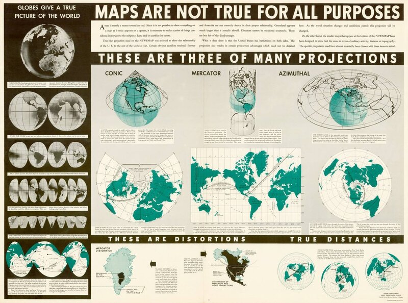 Map projections explained