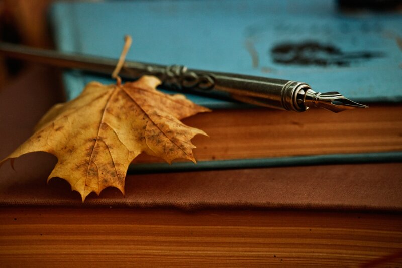 Maple Leaf and Fountain Pen
