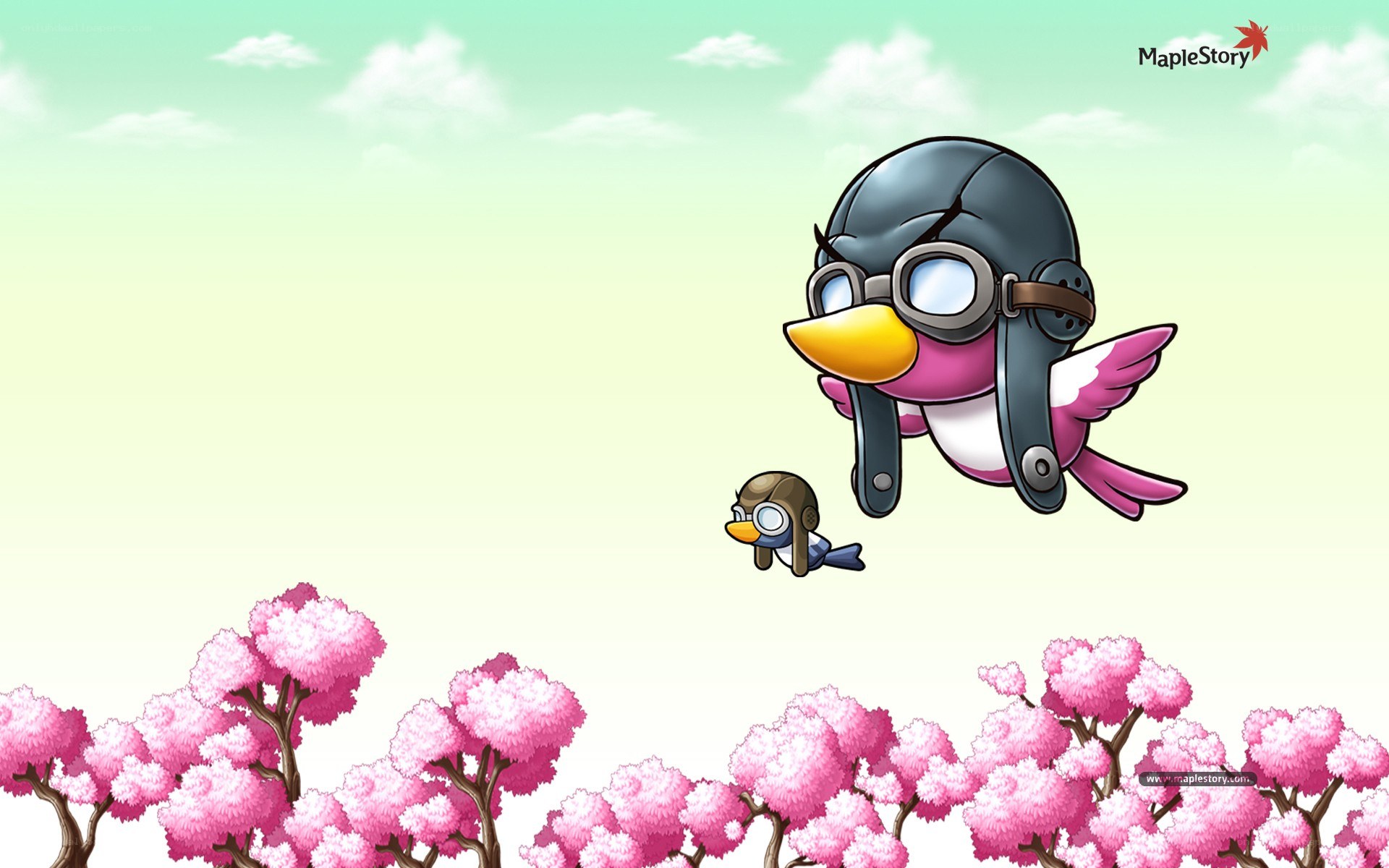 MapleStory bird characters