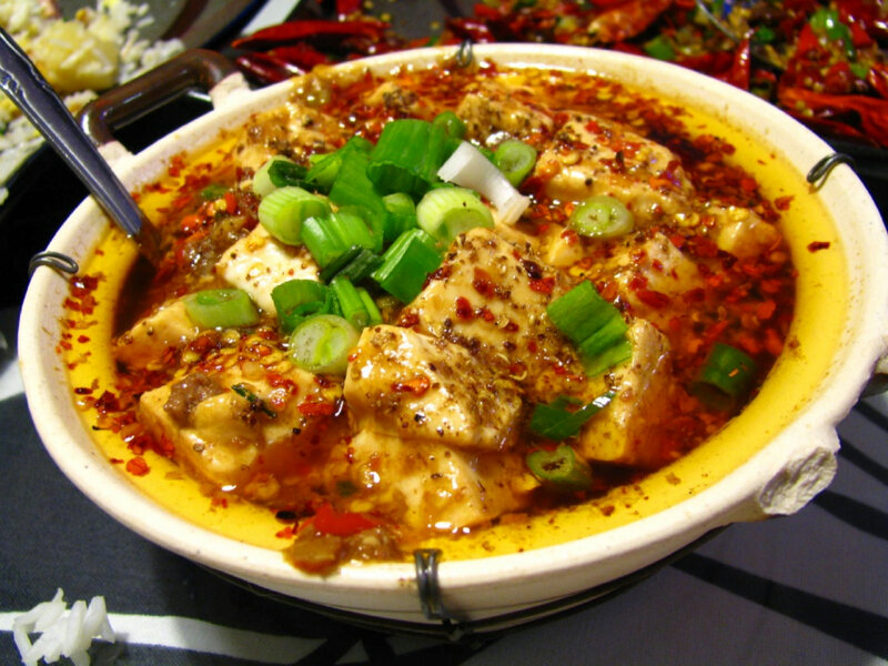Mapo Tofu in Clay Pot