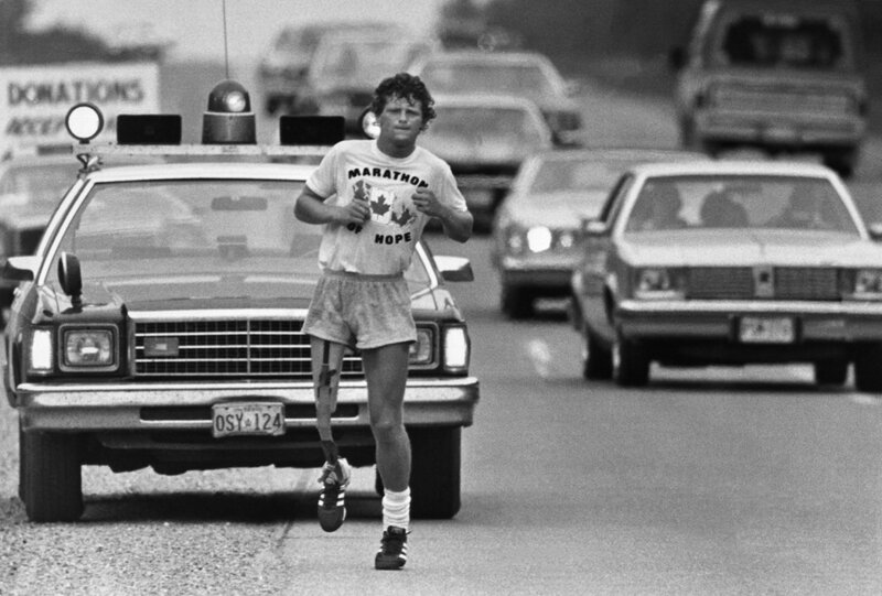 Marathon of Hope runner