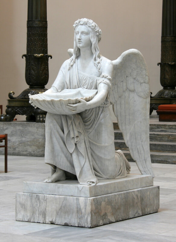 marble angel statue