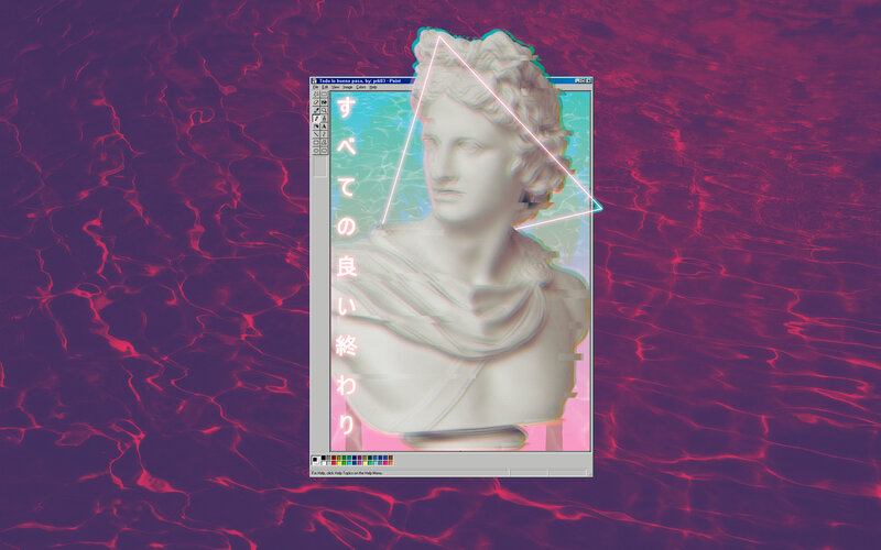 Marble Bust in Digital Art