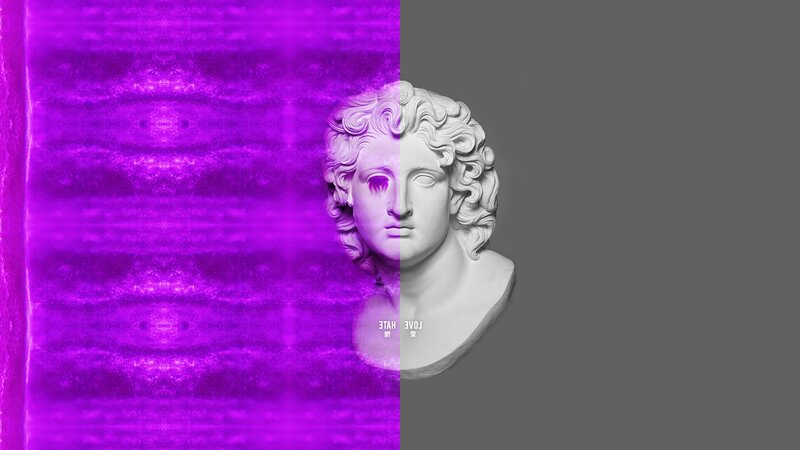 Marble Bust of a Man — Purple