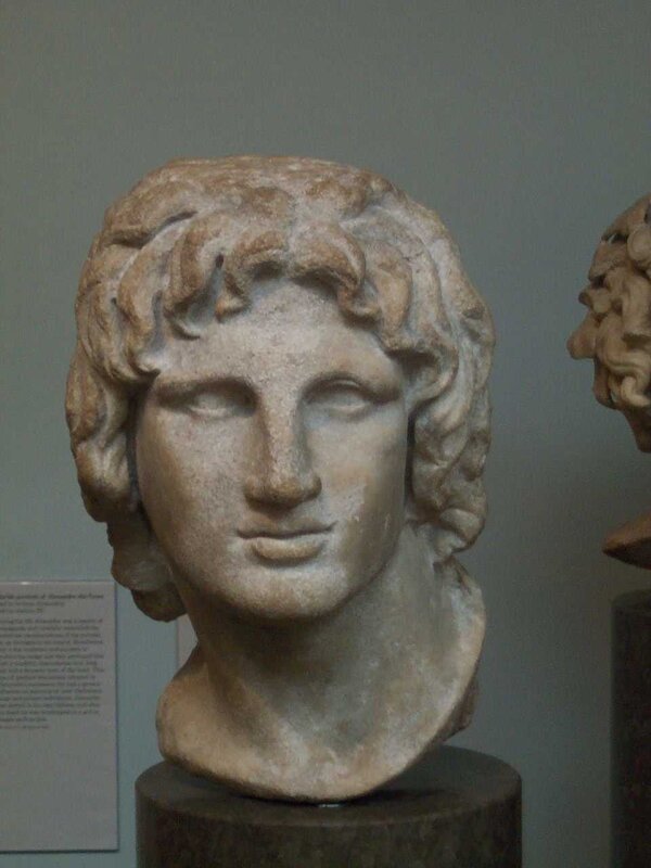 Marble bust of Alexander the Great