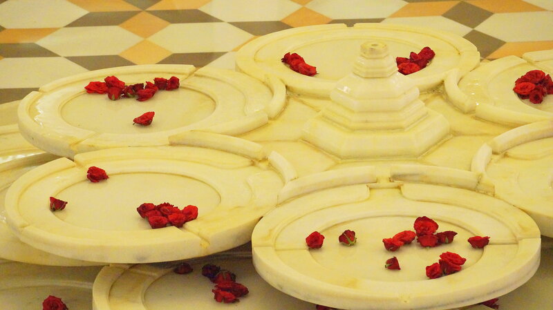 Marble Flower Trays