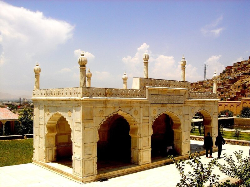 Marble pavilion in Peshawar