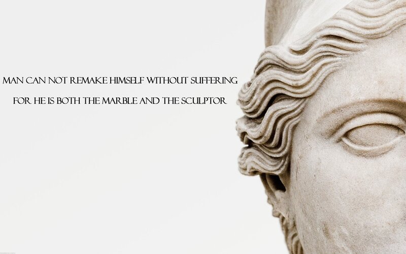 marble sculpture quote