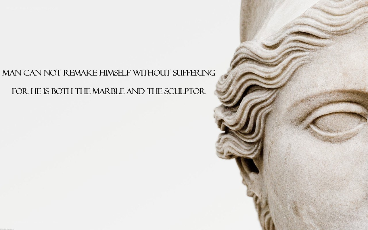 marble sculpture quote