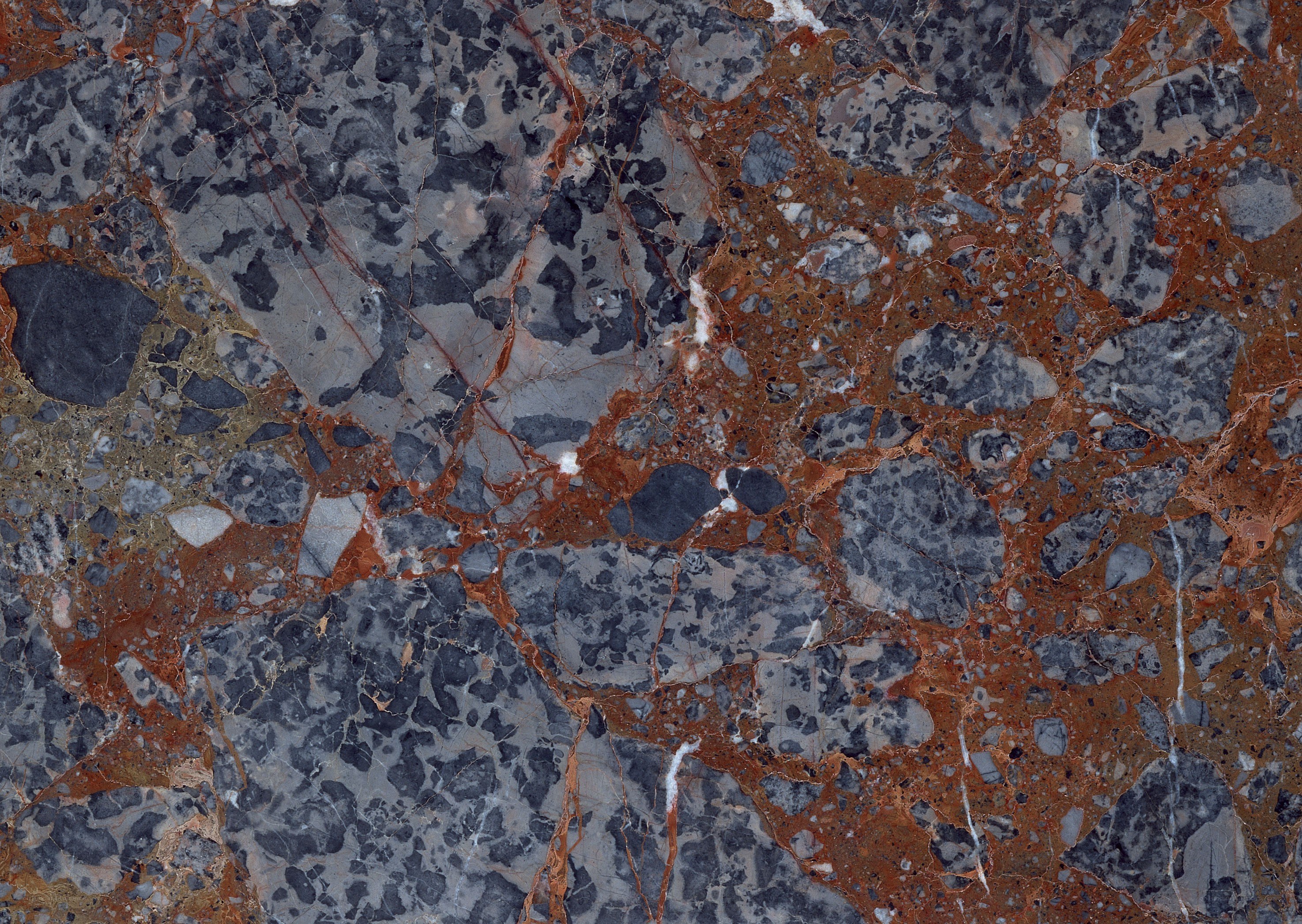 marble texture with red and gray veins