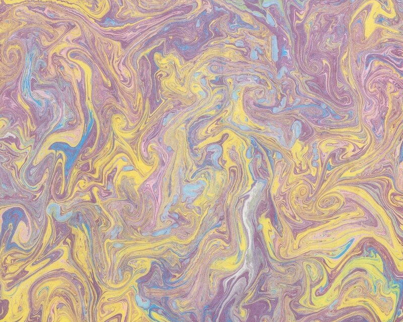 marbled yellow and purple pattern