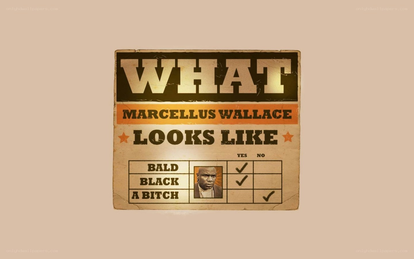 Marcellus Wallace looks like