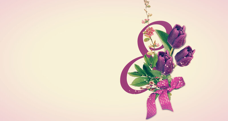 March 8th floral design