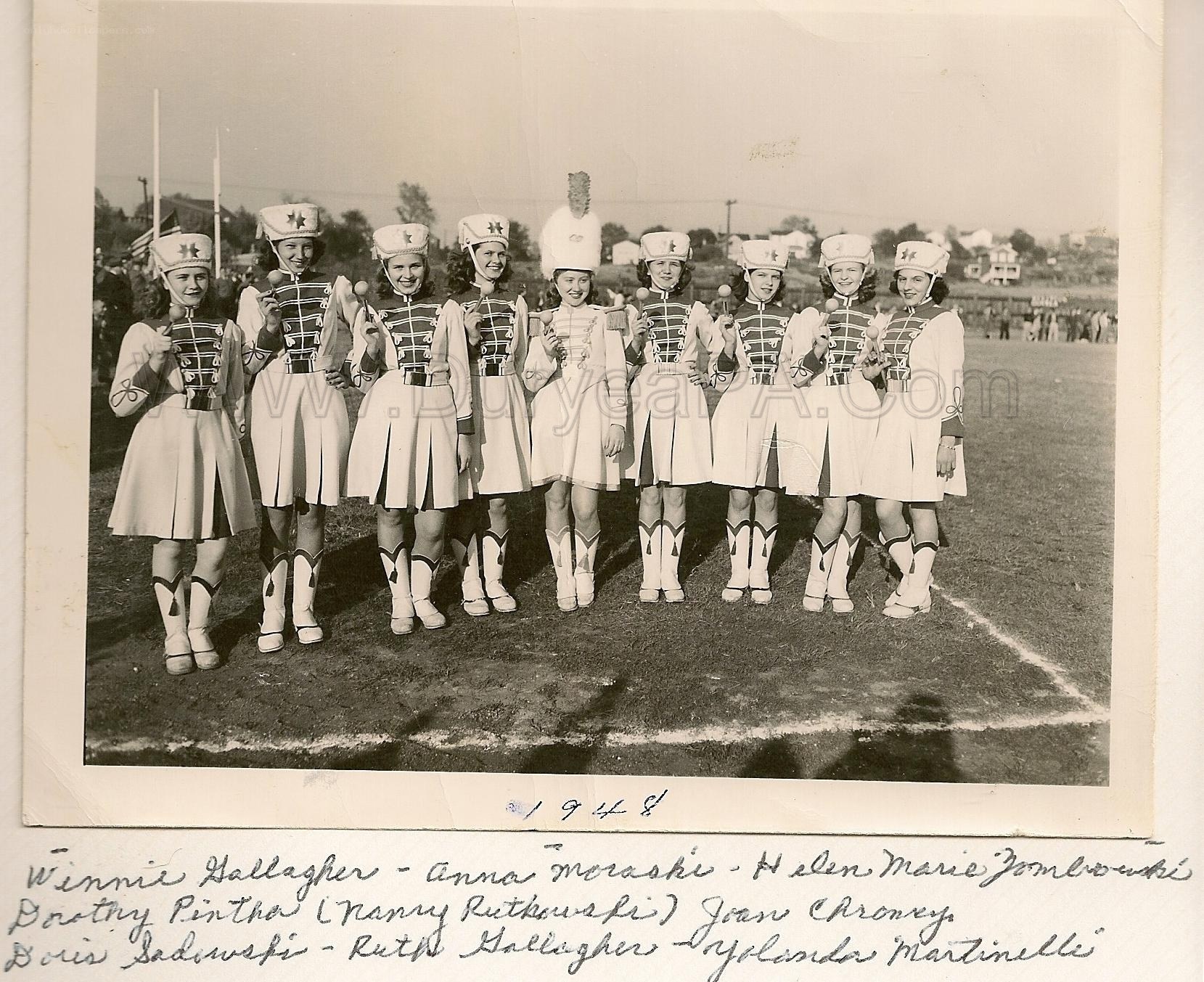 Marching band photo from 1948