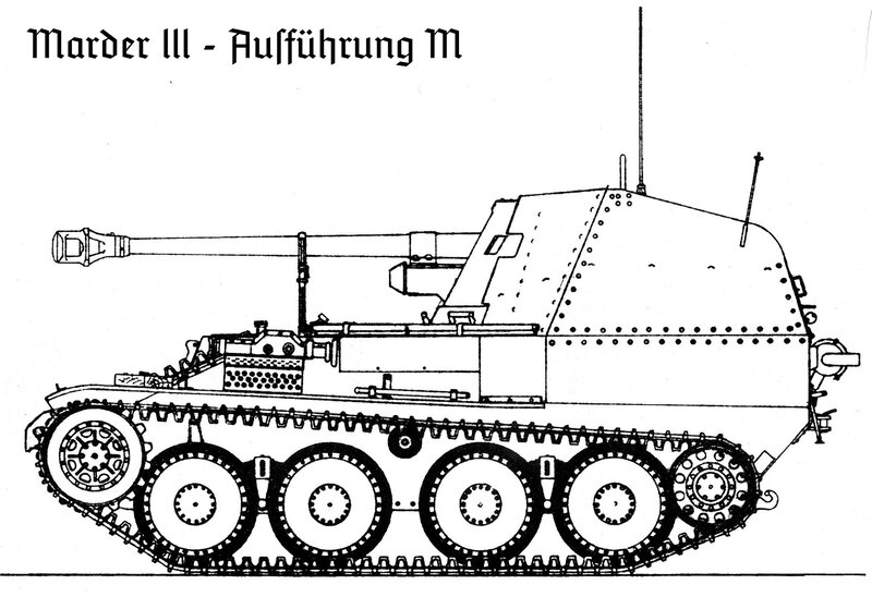 Marder III Ausf M tank