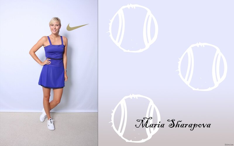 Maria Sharapova tennis portrait