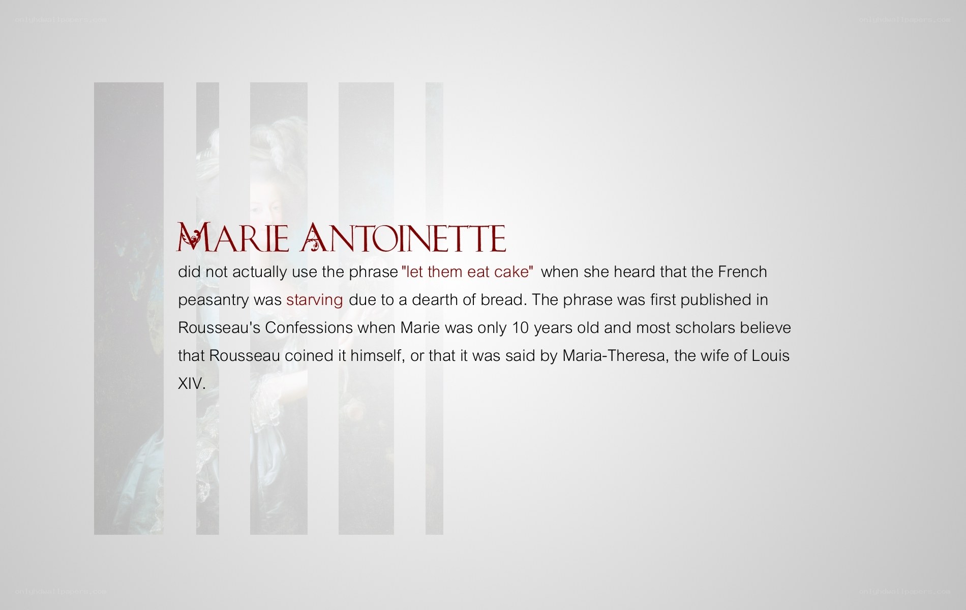 Marie Antoinette quote myth