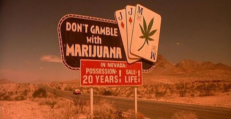 Marijuana gambling warning sign