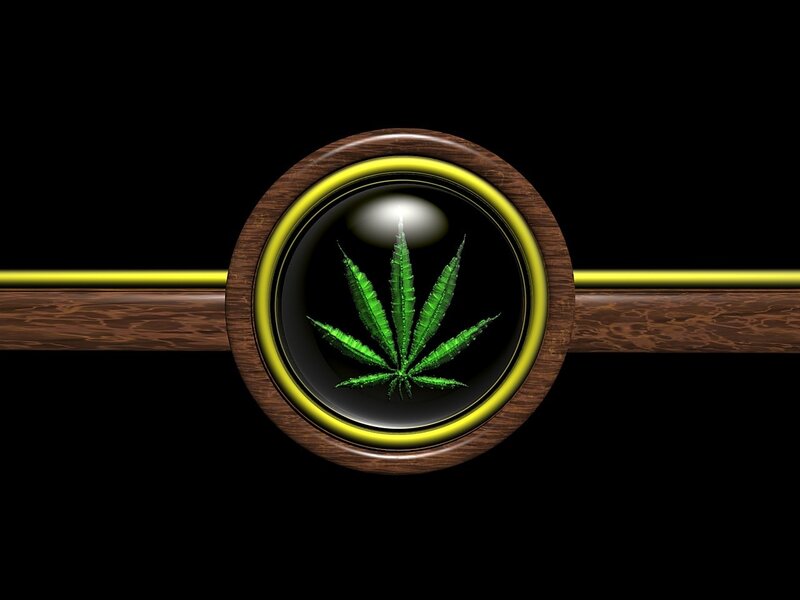 marijuana leaf emblem