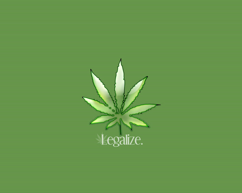Marijuana Leaf — Green, Neutral