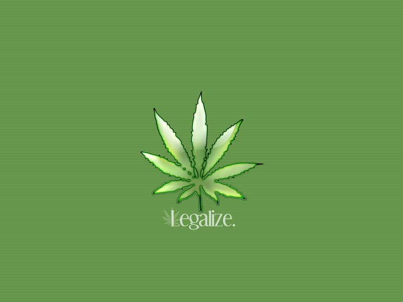 marijuana leaf with legalize text