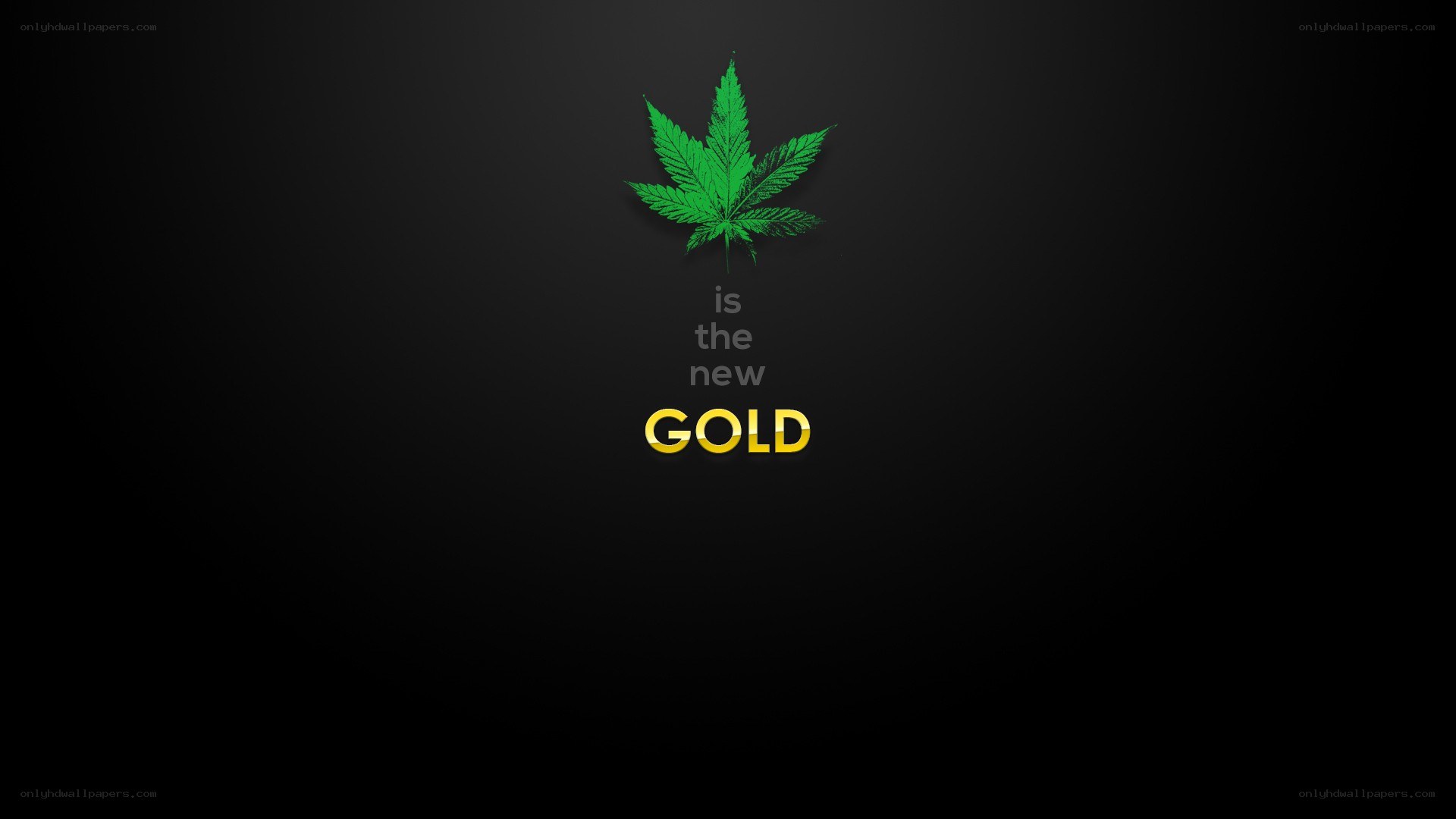 marijuana leaf with text