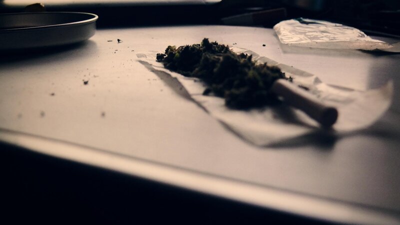 marijuana on a table