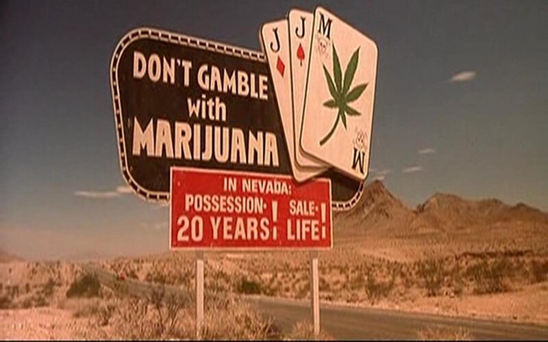 Marijuana Warning Sign