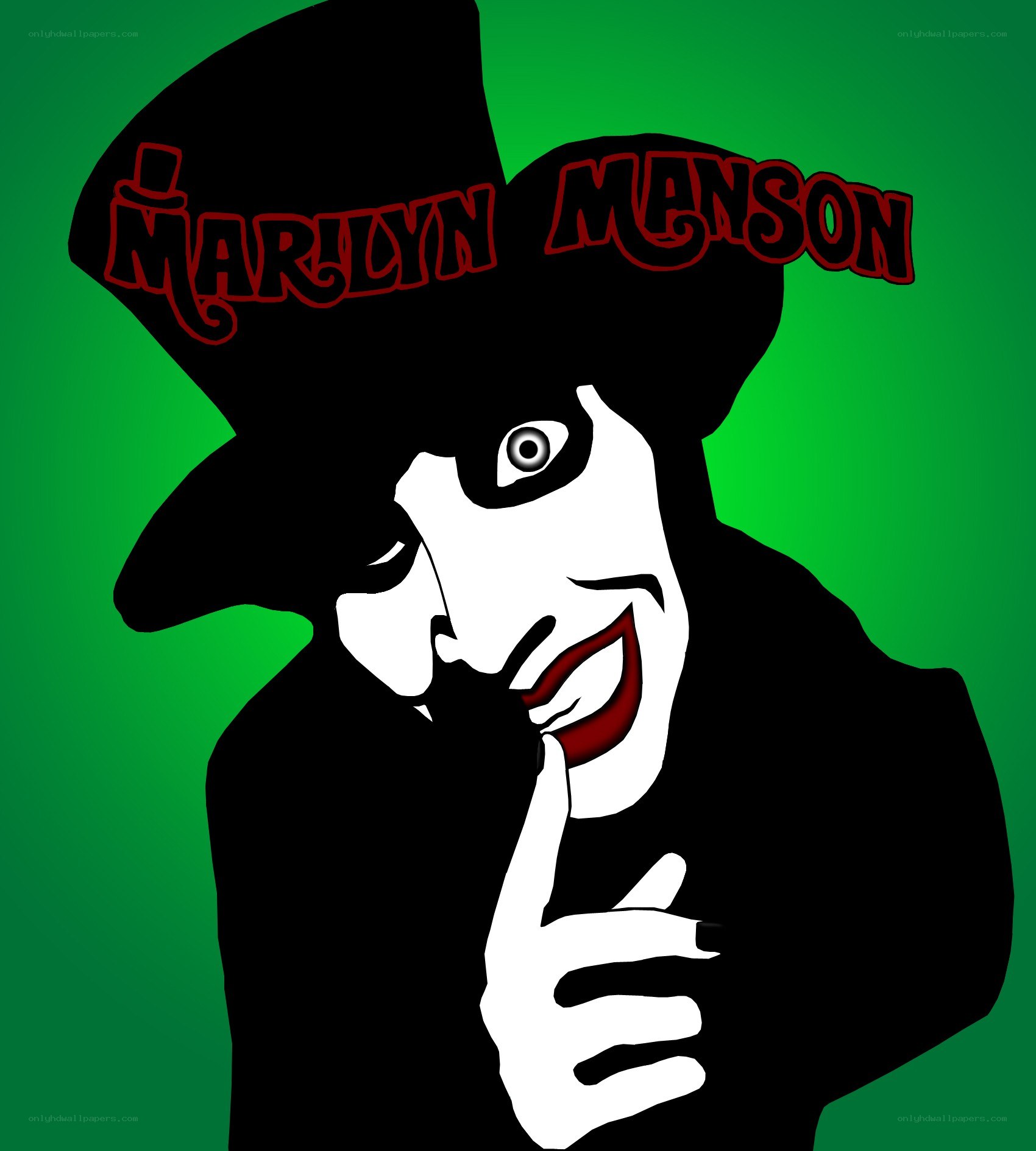 Marilyn Manson illustration
