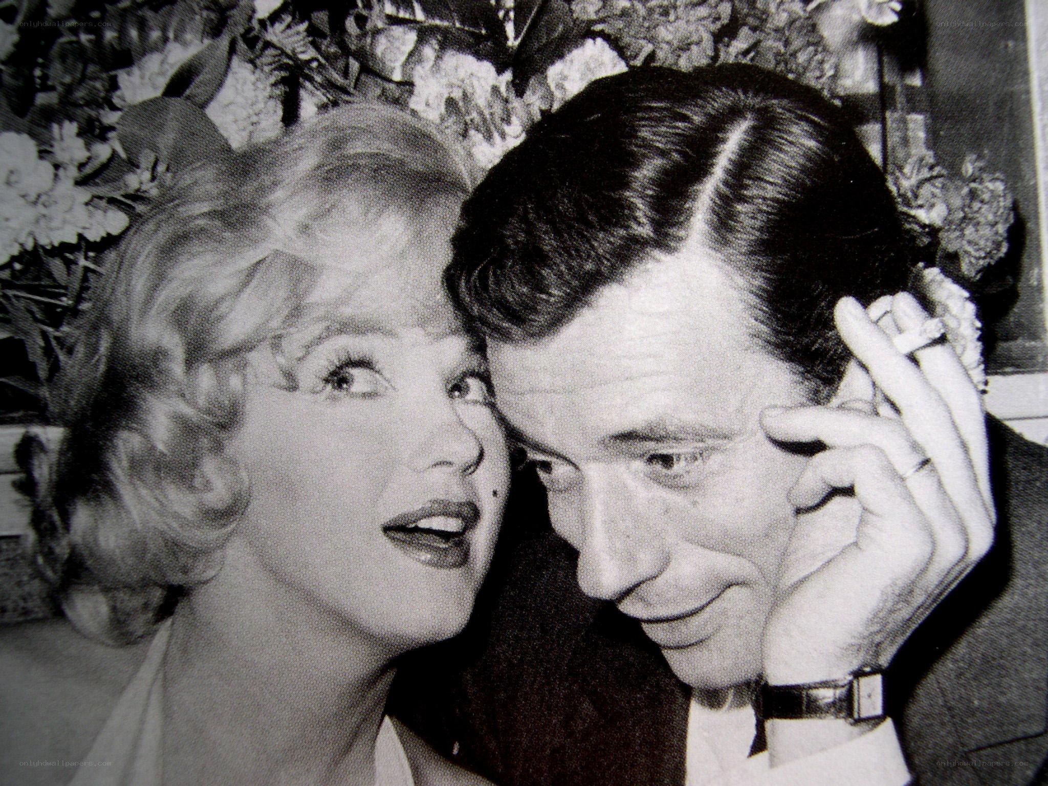 Marilyn Monroe and a man