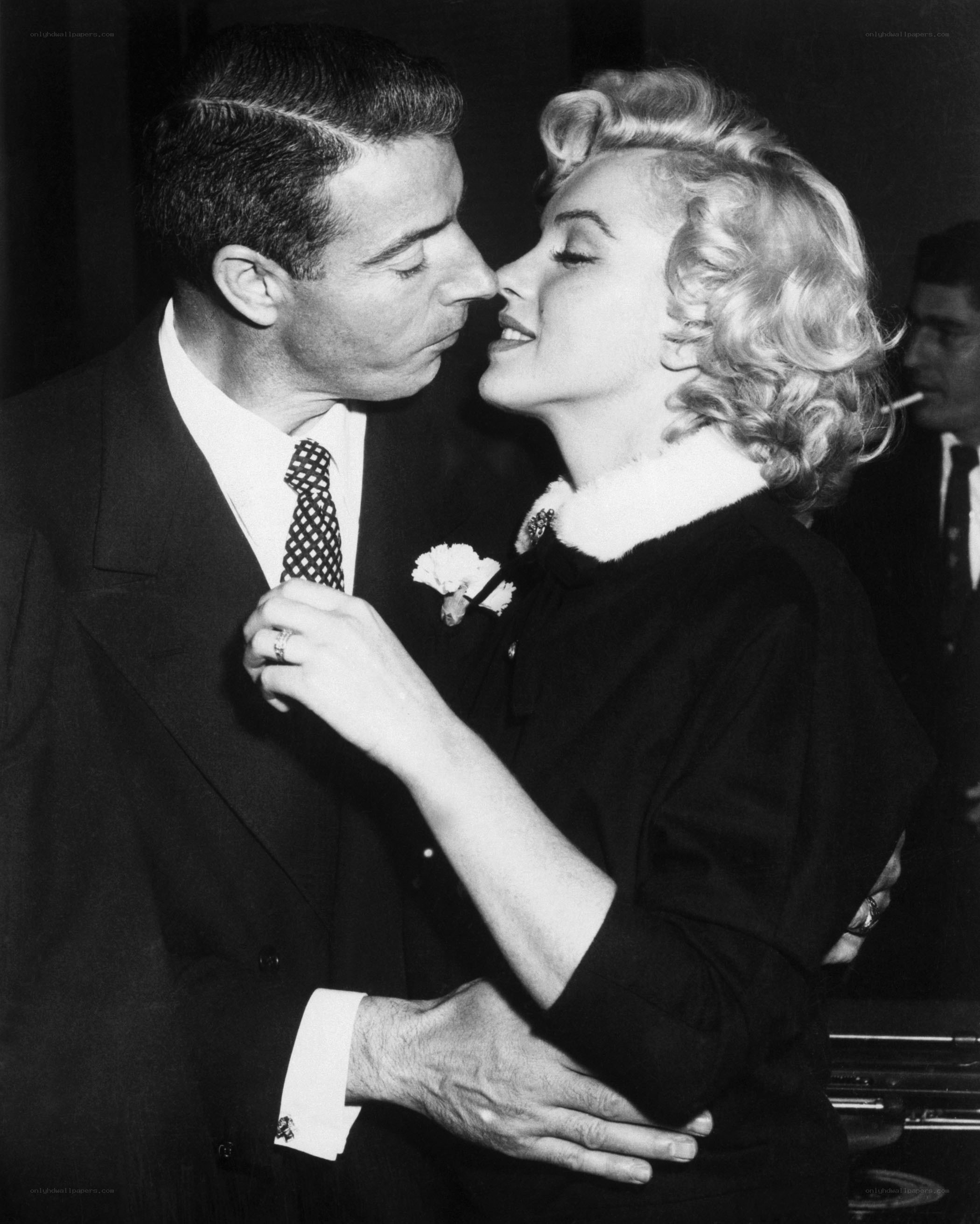Marilyn Monroe and a man