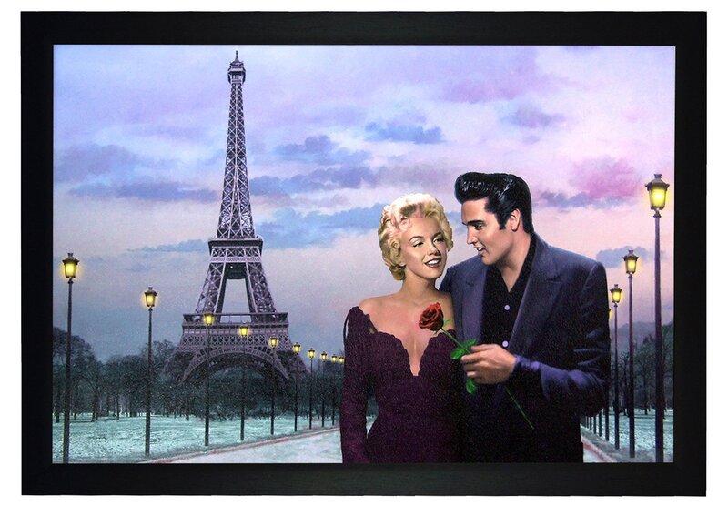 Marilyn Monroe and Elvis Presley