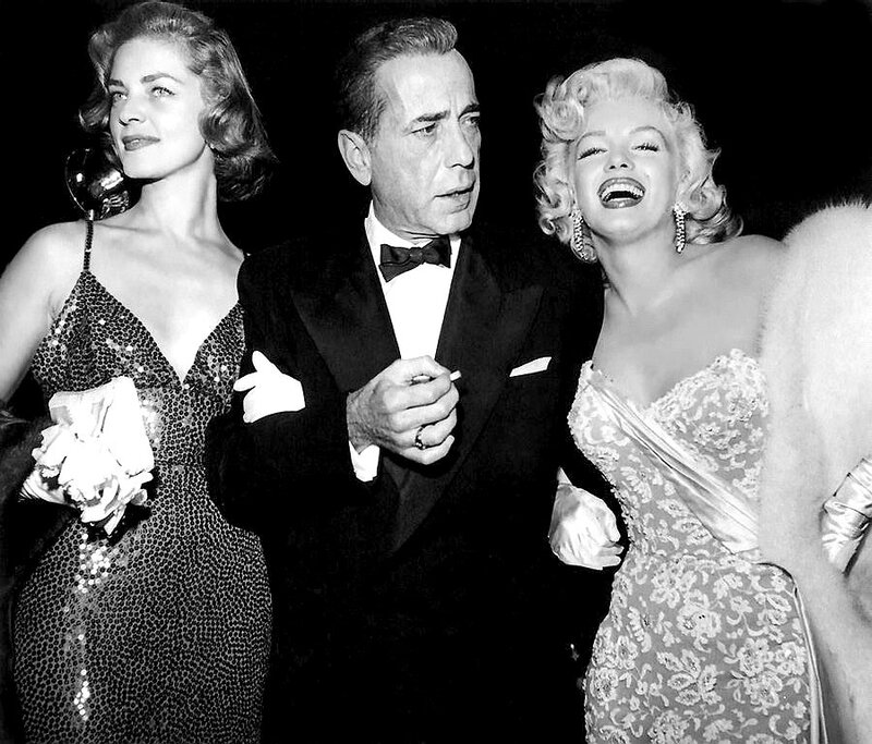 Marilyn Monroe and Laurence Olivier at event