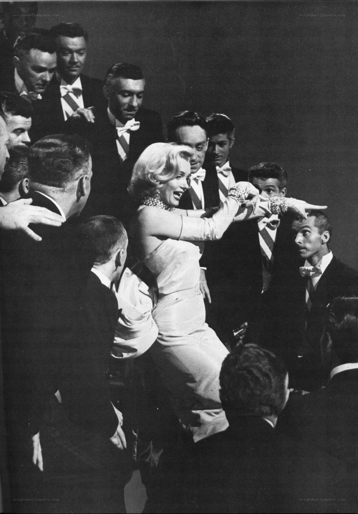 Marilyn Monroe at a public event