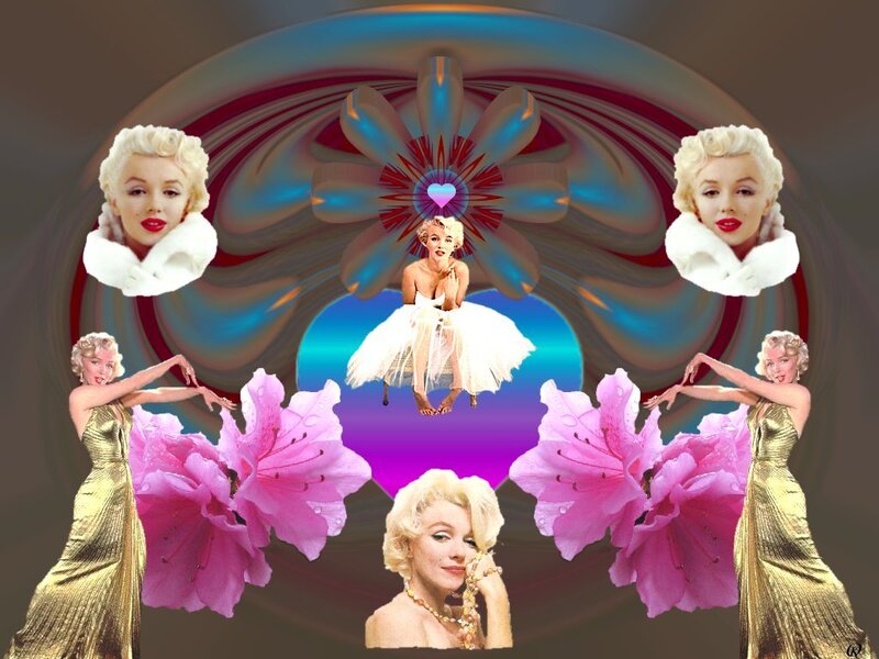 Marilyn Monroe collage art