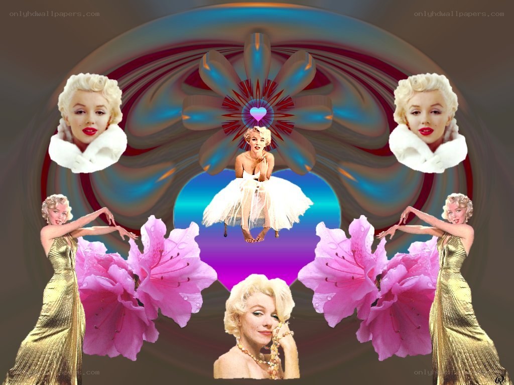 Marilyn Monroe collage art