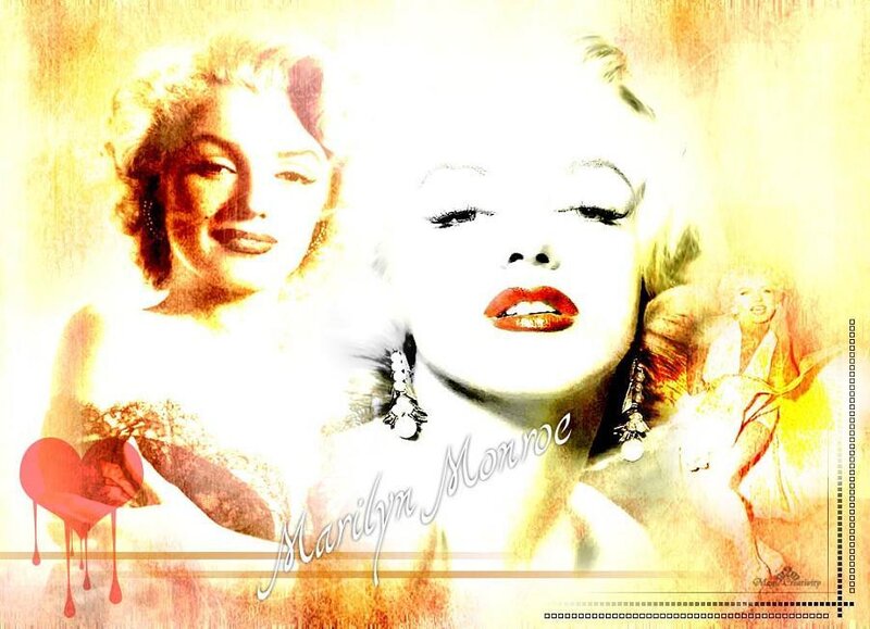 Marilyn Monroe collage art