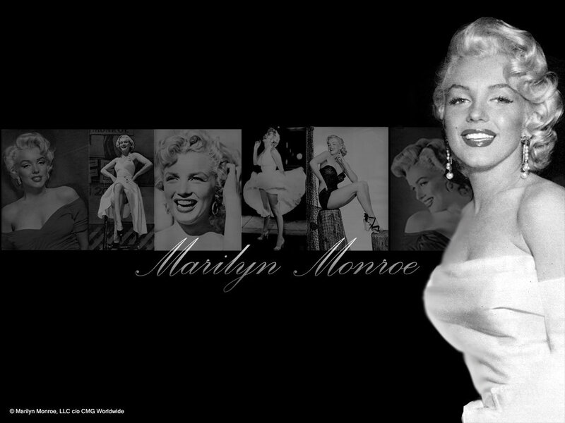Marilyn Monroe Collage — Black, Classic