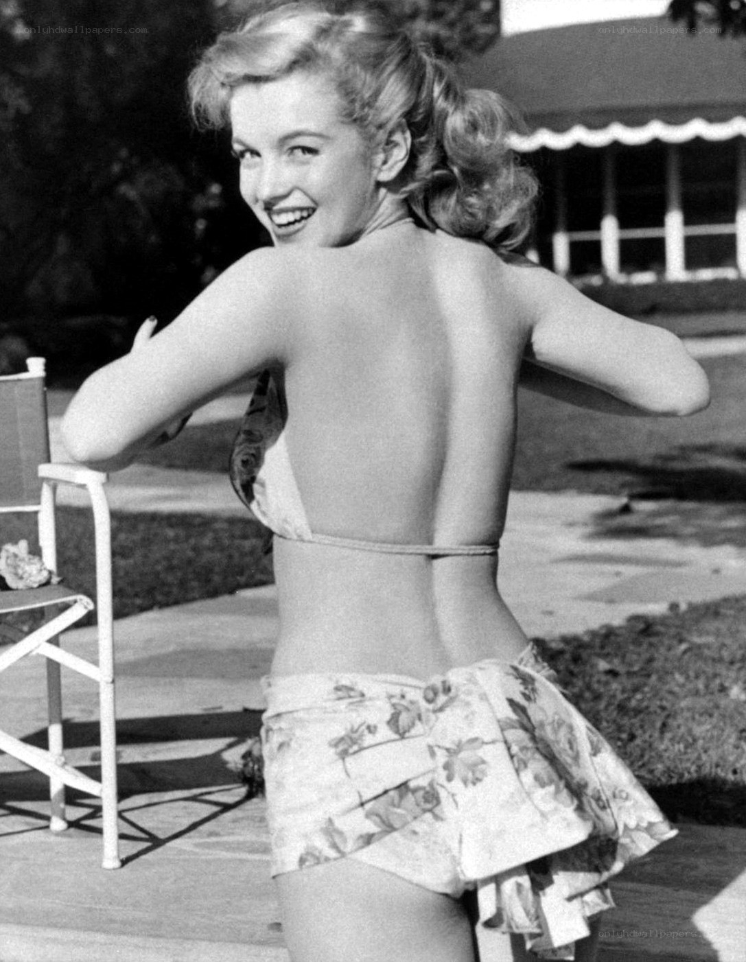 Marilyn Monroe in a bikini