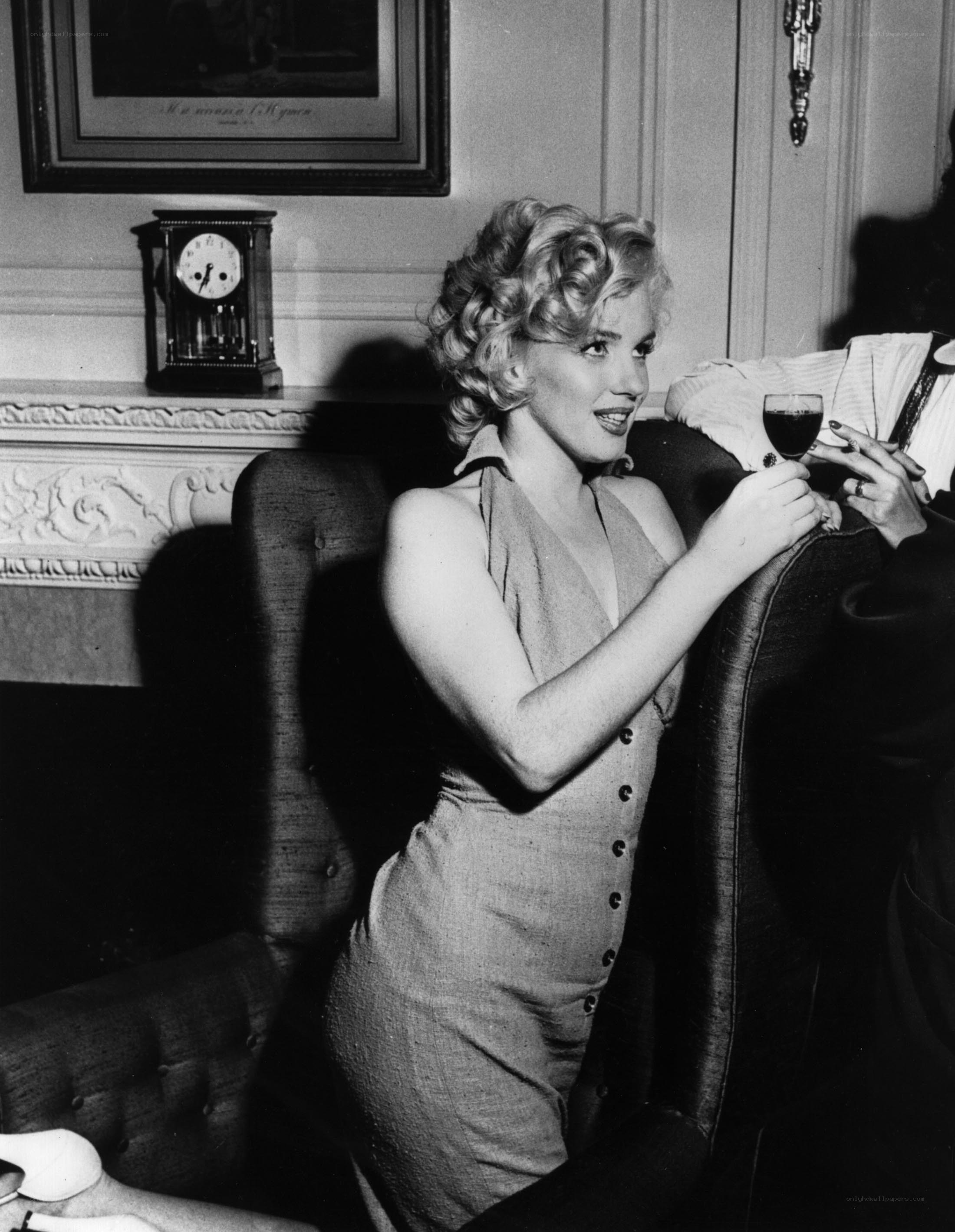 Marilyn Monroe in a dress