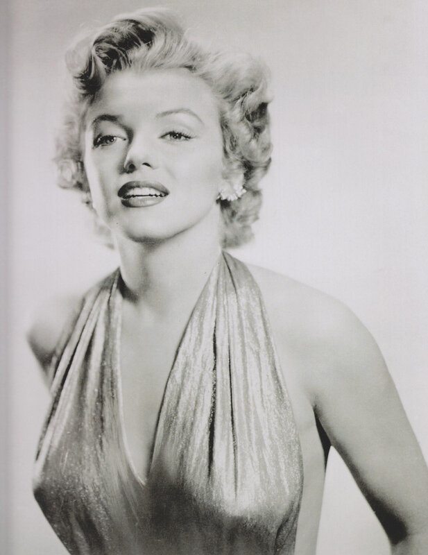 Marilyn Monroe in a halter dress