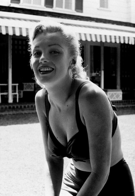 Marilyn Monroe in a swimsuit