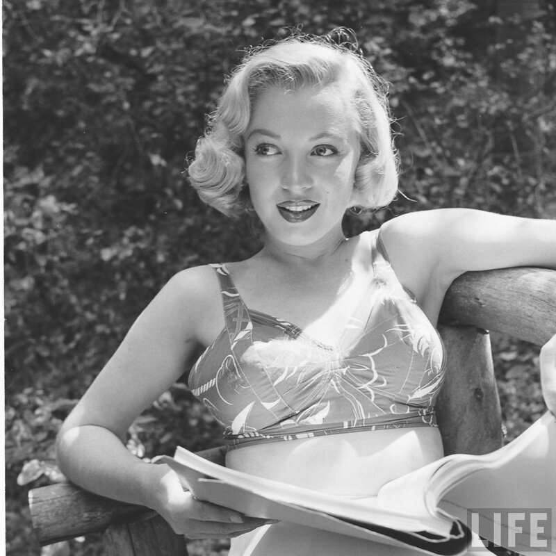 Marilyn Monroe in a swimsuit