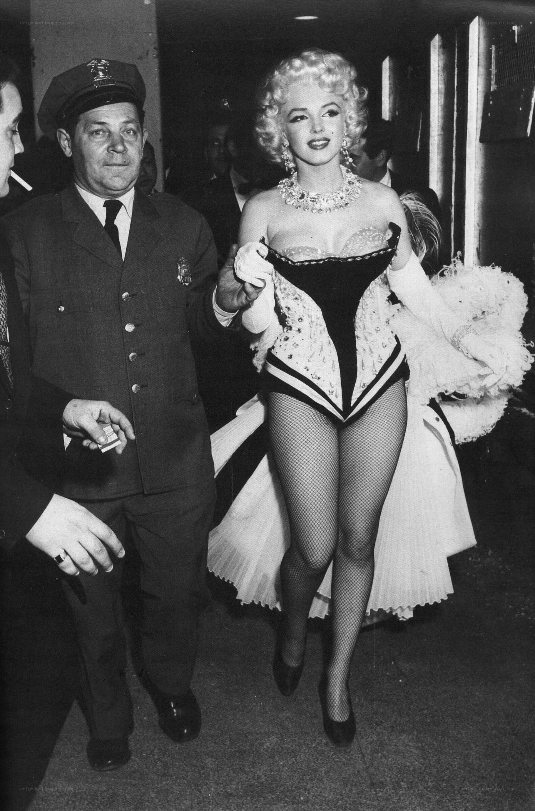 Marilyn Monroe in costume